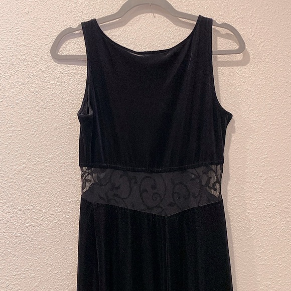 90s velvet All that Jazz maxi dress‎ - Picture 7 of 10
